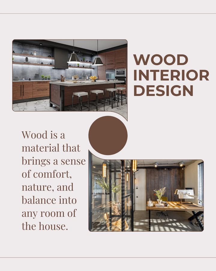 🌳 Wood Interior Design 🏡